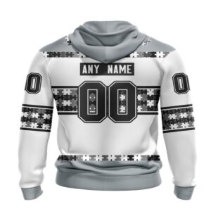 NHL Los Angeles Kings Hoodie Autism Awareness 3D Hoodie For Hockey Fans 2