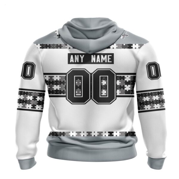 NHL Los Angeles Kings Hoodie Autism Awareness 3D Hoodie For Hockey Fans