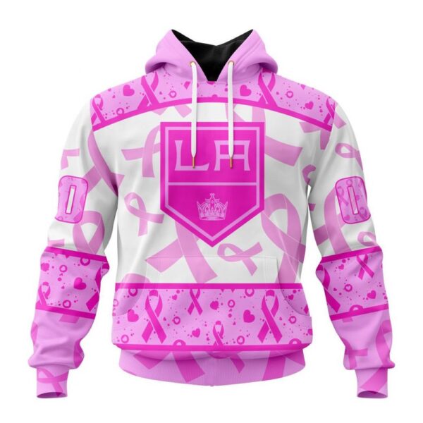 NHL Los Angeles Kings Hoodie Special Pink October Breast Cancer Awareness Month Hoodie