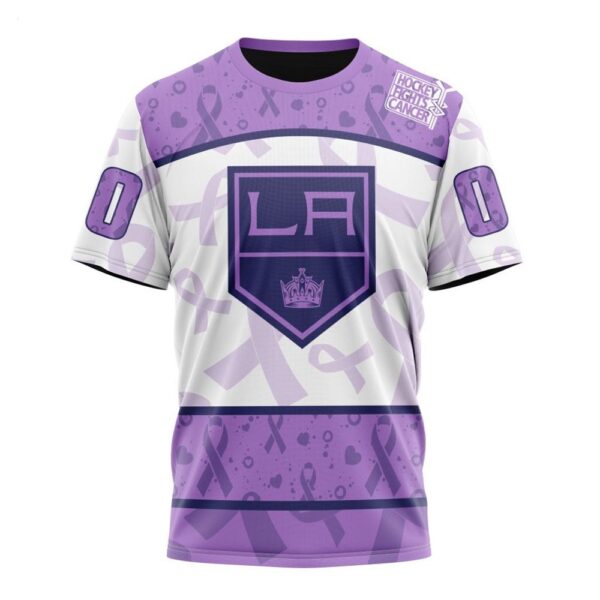 NHL Los Angeles Kings T-Shirt Special Lavender – Fight Cancer T-Shirt