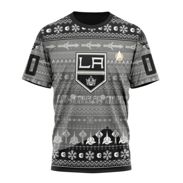 NHL Los Angeles Kings T-Shirt Special Star Trek Design 3D T-Shirt