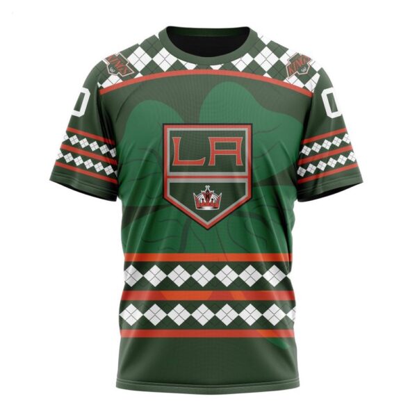 NHL Los Angeles Kings T-Shirt Specialized Unisex Kits Hockey Celebrate St Patrick’s Day T-Shirt