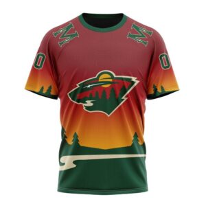 NHL Minnesota Wild 3D T-Shirt…