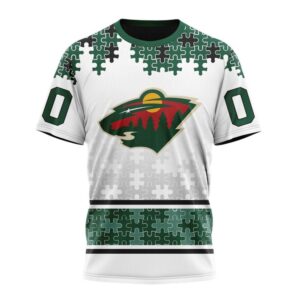 NHL Minnesota Wild 3D T-Shirt…