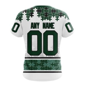 NHL Minnesota Wild 3D T Shirt Special Autism Awareness Design With Home Jersey Style Hoodie 2