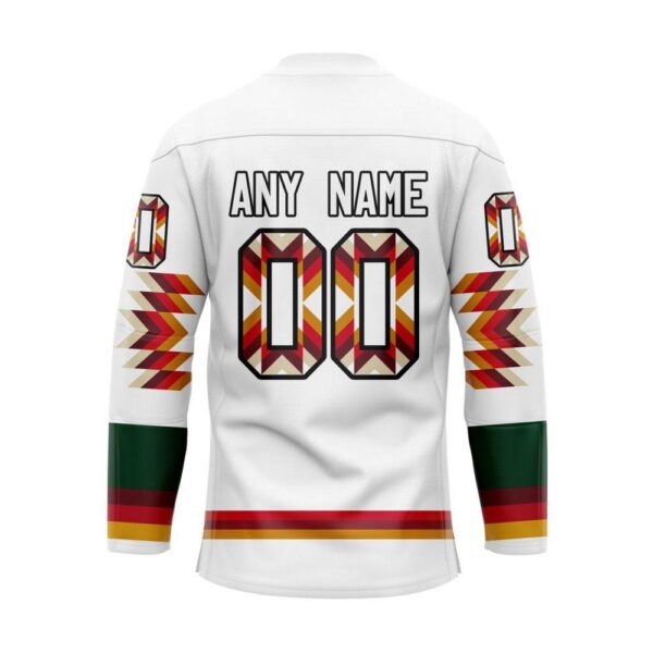 NHL Minnesota Wild Hockey Jersey Special Design With Native Pattern Custom Jersey