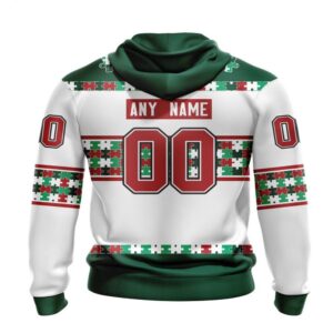 NHL Minnesota Wild Hoodie Autism Awareness 3D Hoodie For Hockey Fans 2