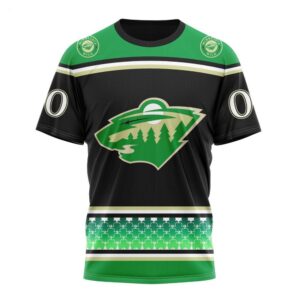 NHL Minnesota Wild Specialized Hockey Celebrate St Patricks Day T Shirt 1