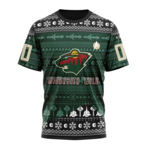 NHL Minnesota Wild T Shirt Special Star Trek Design 3D T Shirt 1