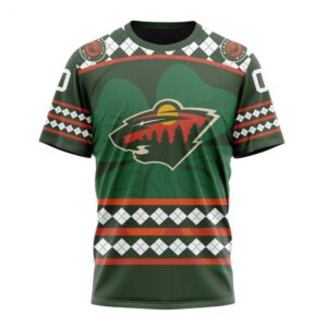 NHL Minnesota Wild T Shirt Specialized Unisex Kits Hockey Celebrate St Patricks Day T Shirt 1