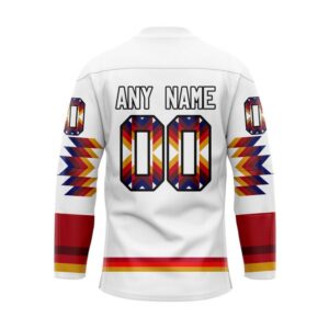 NHL Montreal Canadiens Hockey Jersey Special Design With Native Pattern Custom Jersey 2