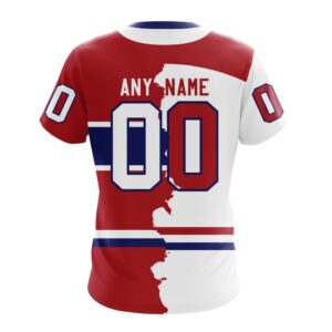 NHL Montreal Canadiens Personalize 2024 Home Mix Away T Shirt 2
