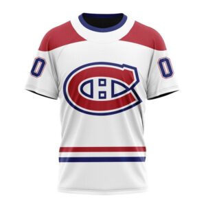 NHL Montreal Canadiens Personalized 2024 Away Kits T Shirt 1