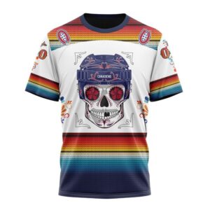 NHL Montreal Canadiens Special Design For Dia De Los Muertos T Shirt 1