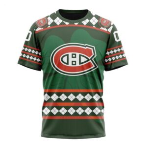 NHL Montreal Canadiens T Shirt Specialized Unisex Kits Hockey Celebrate St Patricks Day T Shirt 1