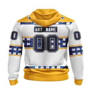 NHL Nashville Predators Hoodie Autism Awareness 3D Hoodie For Hockey Fans 2