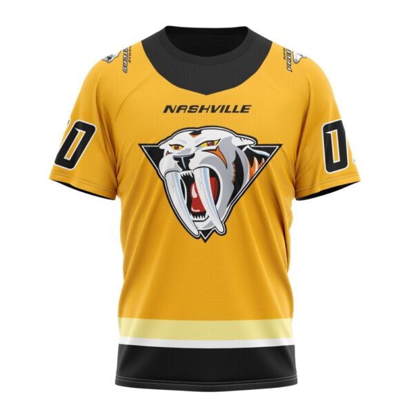 NHL Nashville Predators T-Shirt Reverse Retro Kits 2024 T-Shirt