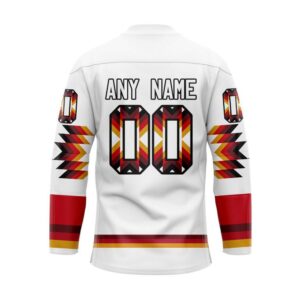 NHL New Jersey Devils Hockey Jersey Special Design With Native Pattern Custom Jersey 2