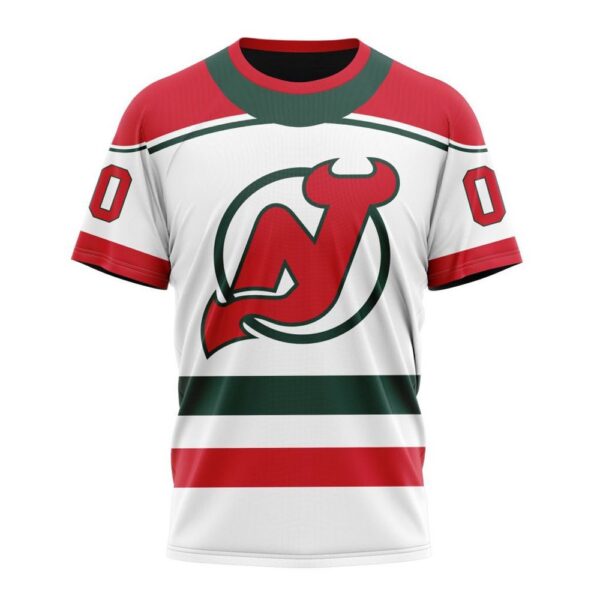 NHL New Jersey Devils Personalize 2024 Heritage Kits T-Shirt