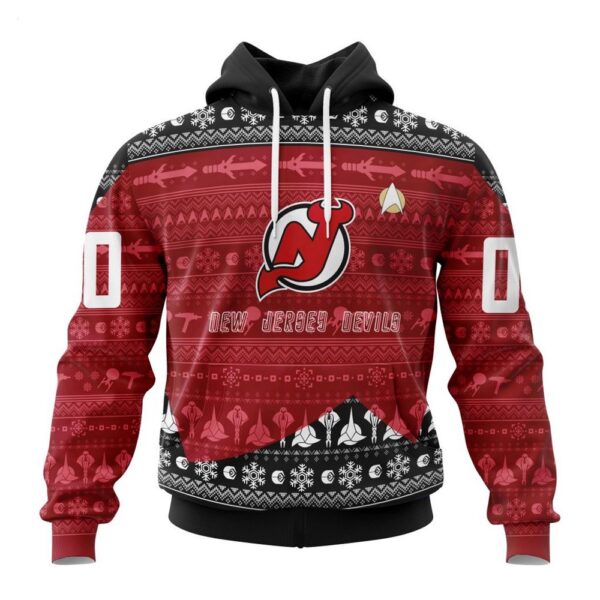 NHL New Jersey Devils Special Star Trek Design Hoodie