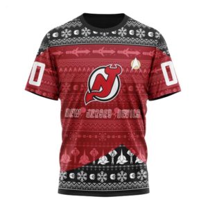 NHL New Jersey Devils T Shirt Special Star Trek Design 3D T Shirt 1