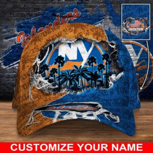 NHL New York Islanders Baseball Cap Customized Cap For Sports Fans