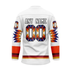 NHL New York Islanders Hockey Jersey Special Design With Native Pattern Custom Jersey 2