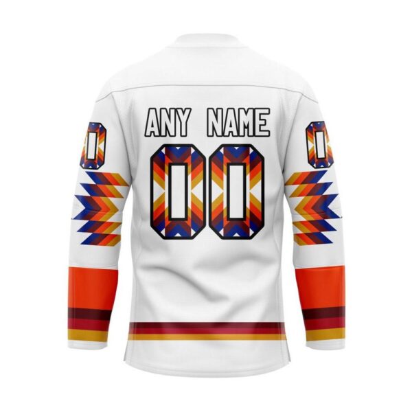 NHL New York Islanders Hockey Jersey Special Design With Native Pattern Custom Jersey