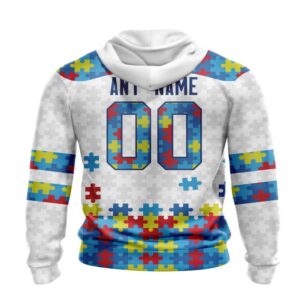 NHL New York Islanders Hoodie Autism Awareness 3D Hoodie For Fans 2