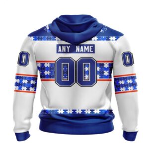 NHL New York Islanders Hoodie Autism Awareness 3D Hoodie For Hockey Fans 2