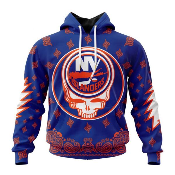 NHL New York Islanders Hoodie Special Grateful Dead Design Hoodie