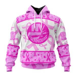 NHL New York Islanders Hoodie Special Pink October Breast Cancer Awareness Month Hoodie 1