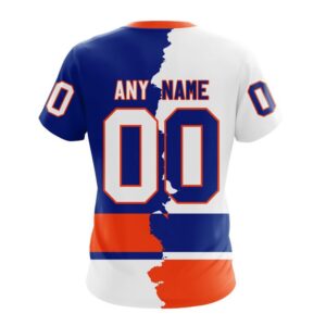 NHL New York Islanders Personalize 2024 Home Mix Away T Shirt 2