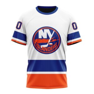 NHL New York Islanders Personalized 2024 Away Kits T Shirt 1