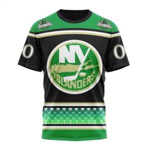 NHL New York Islanders Specialized Hockey Celebrate St Patricks Day T Shirt 1