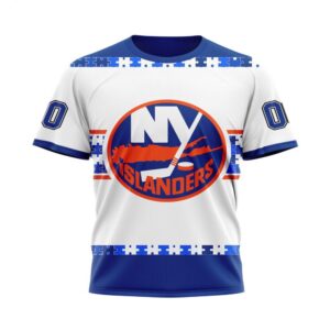 NHL New York Islanders T Shirt Autism Awareness Custom Name And Number 3D T Shirt 1