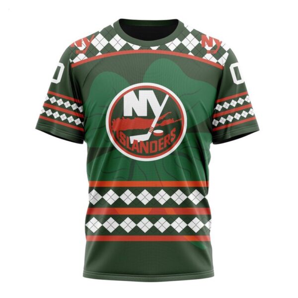 NHL New York Islanders T-Shirt Specialized Unisex Kits Hockey Celebrate St Patrick’s Day T-Shirt