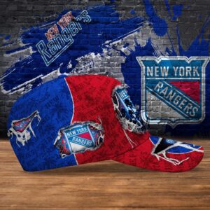 NHL New York Rangers Baseball Cap Customized Cap For Sports Fans 3