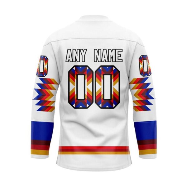 NHL New York Rangers Hockey Jersey Special Design With Native Pattern Custom Jersey