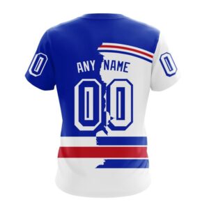 NHL New York Rangers Personalize 2024 Home Mix Away T Shirt 2