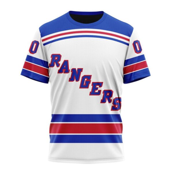 NHL New York Rangers Personalized 2024 Away Kits T-Shirt