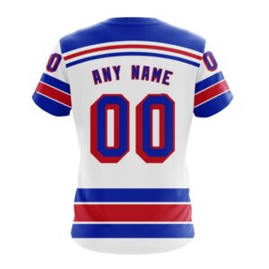 NHL New York Rangers Personalized 2024 Away Kits T Shirt 2