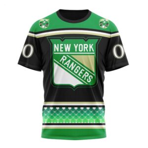 NHL New York Rangers Specialized Hockey Celebrate St Patricks Day T Shirt 1