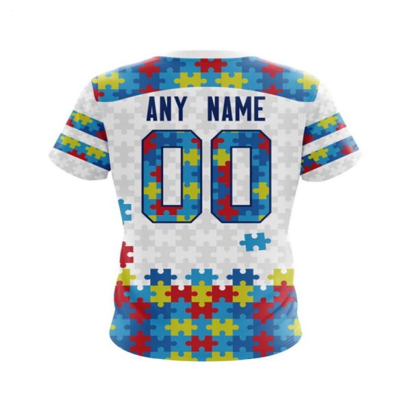 NHL New York Rangers T-Shirt Autism Awareness 3D T-Shirt
