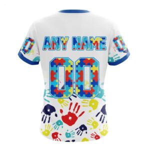 NHL New York Rangers T Shirt Special Autism Awareness Design T Shirt 2