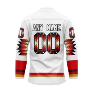 NHL Ottawa Senators Hockey Jersey Special Design With Native Pattern Custom Jersey 2