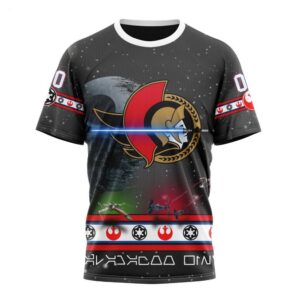 NHL Ottawa Senators T Shirt Special Star Wars Design 3D T Shirt 1