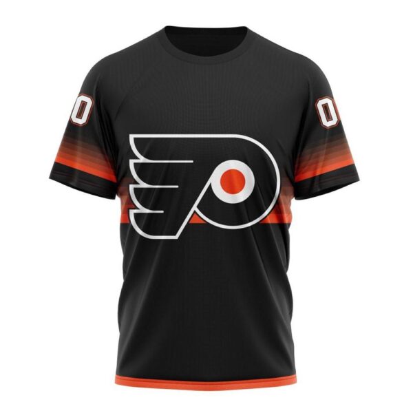 NHL Philadelphia Flyers 3D T-Shirt Special Black And Gradient Design Hoodie