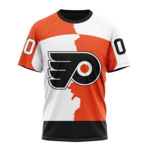 NHL Philadelphia Flyers Personalize 2024 Home Mix Away T Shirt 1