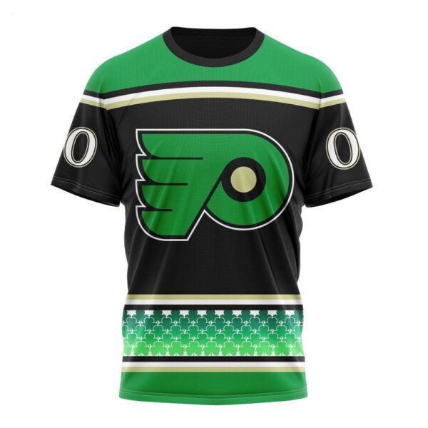 NHL Philadelphia Flyers Specialized Hockey Celebrate St Patrick’s Day T-Shirt